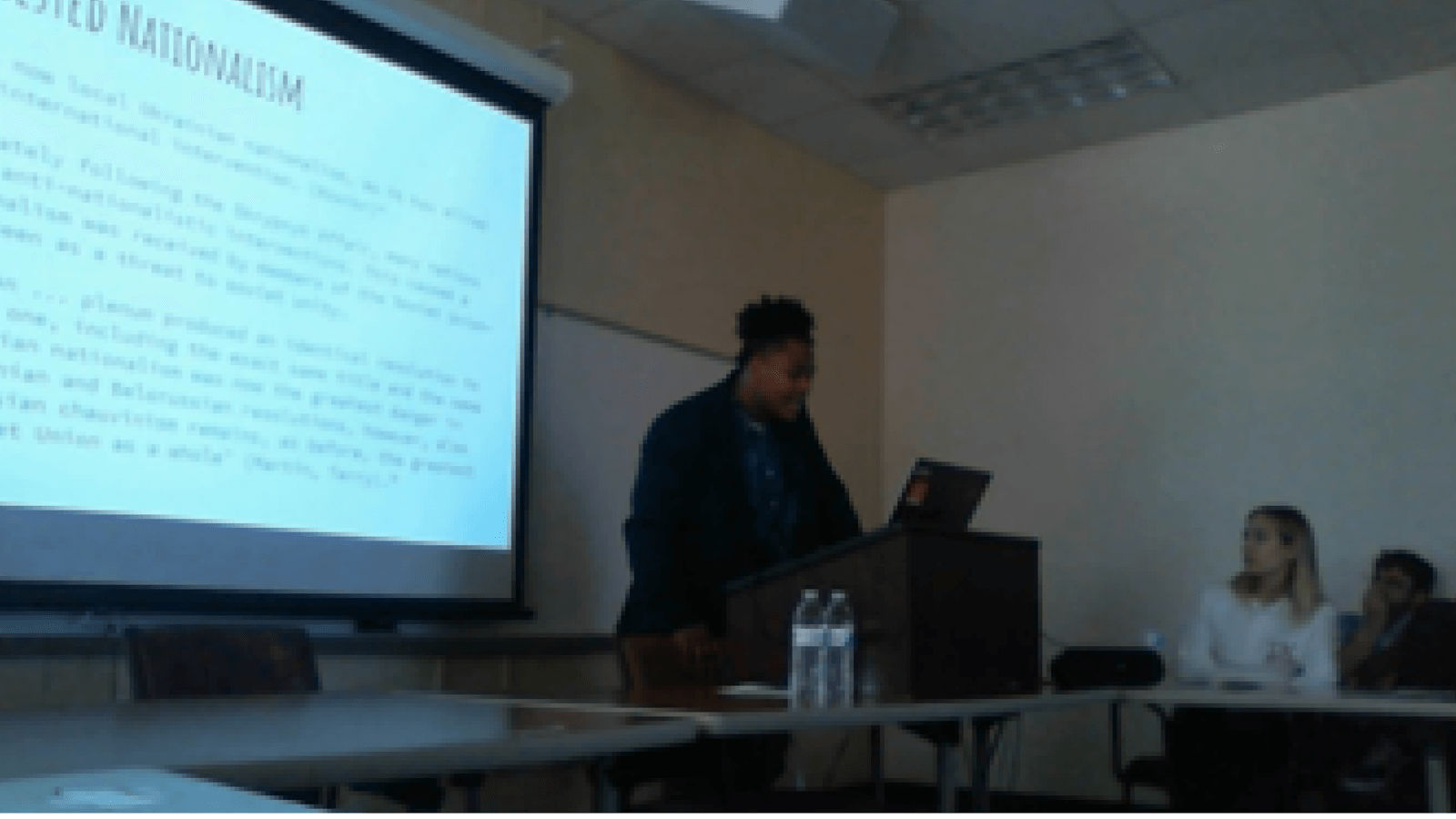 Tyler Colon presents at University of Maryland