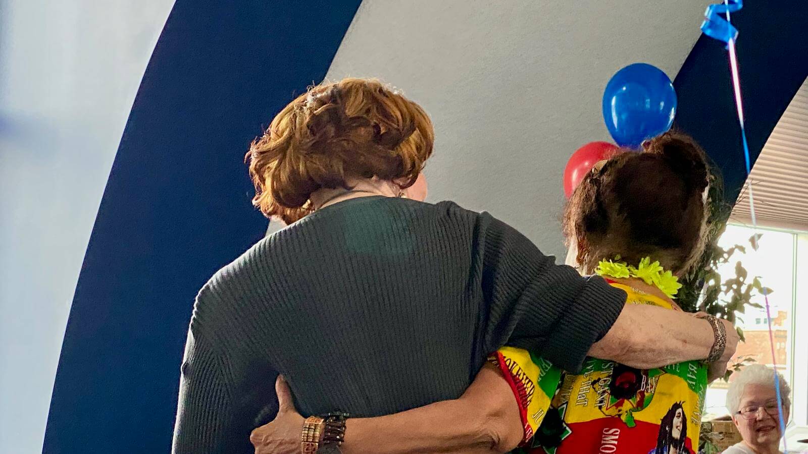 Moments of the retirement party.