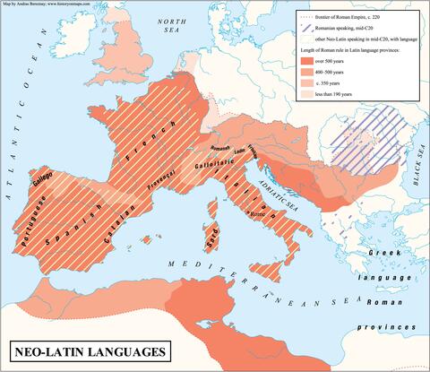 Romance Languages Creative commons license